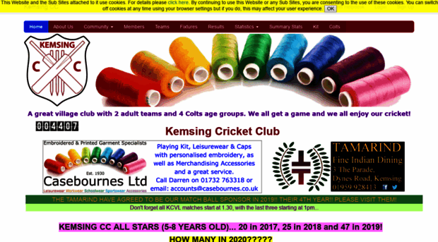 kemsing.play-cricket.com
