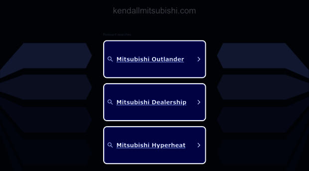 kendallmitsubishi.com