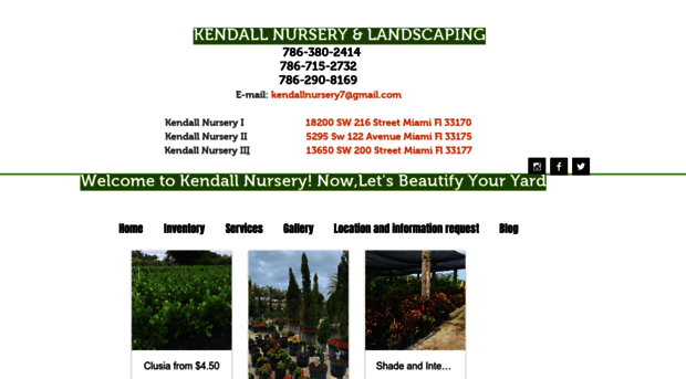 kendallnursery.com