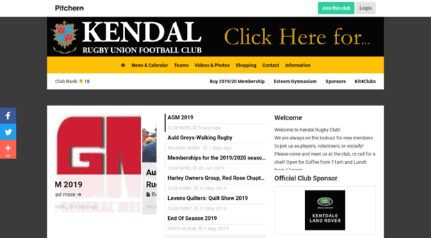 kendalrugby.co.uk