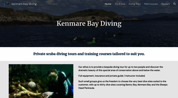 kenmarebaydiving.com