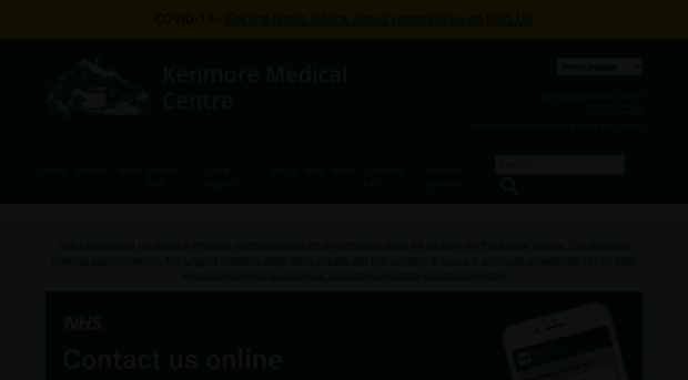 kenmoremedicalcentre.co.uk