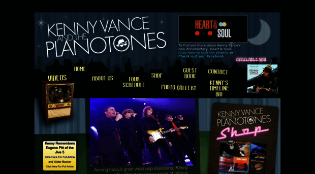 kennyvanceandtheplanotones.com