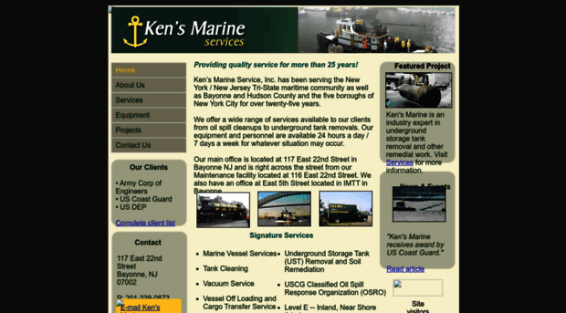 kensmarineservice.com