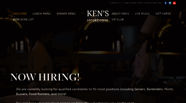 kenssteakhouse.com