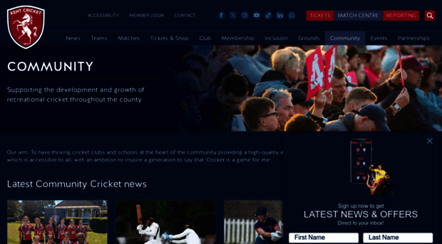 kentcommunitycricket.co.uk