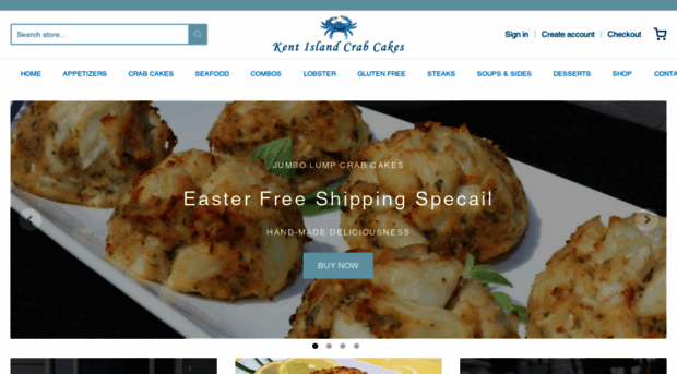 kentislandcrabcakes.com