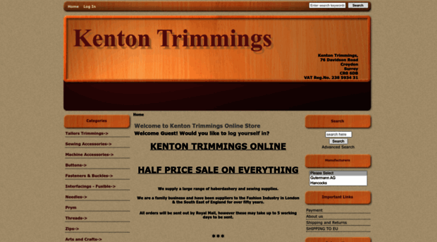 kentontrimmings.co.uk