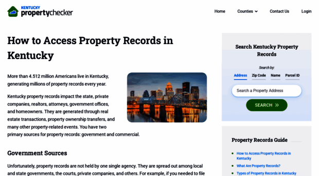 kentucky.propertychecker.com