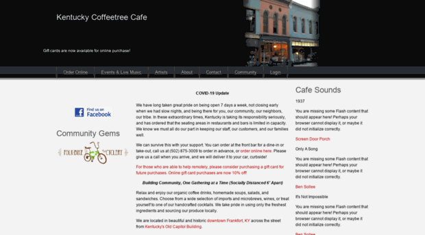 kentuckycoffeetreecafe.com