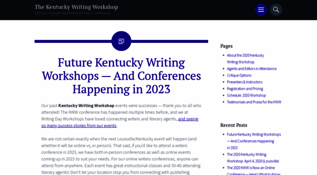 kentuckywritingworkshop.com