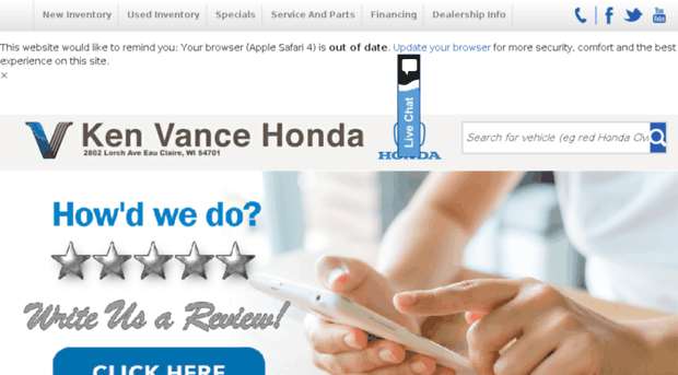 kenvancehonda.com