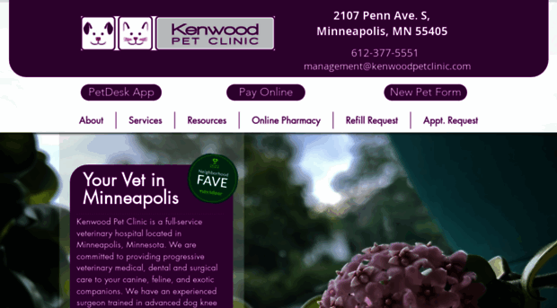 kenwoodpetclinic.com