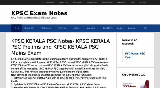 kerala.pscnotes.com