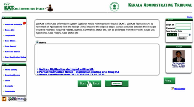 keralaadministrativetribunal.gov.in