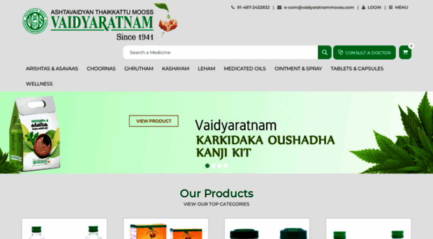 keralaayurvedamedicine.com