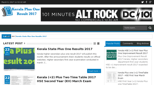 keralaplusoneresults2015-nic.in