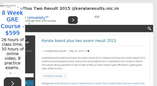 keralaplustworesult2015.in