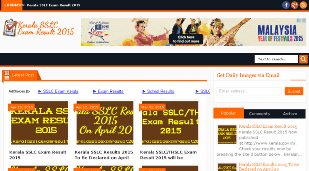 keralasslcexamresult2015.org