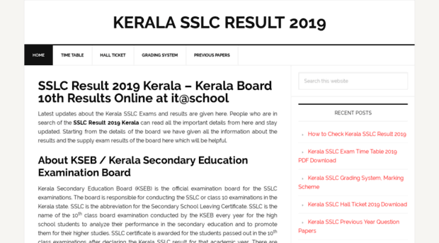 keralasslcresults2018.net