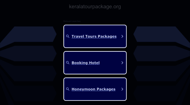 keralatourpackage.org