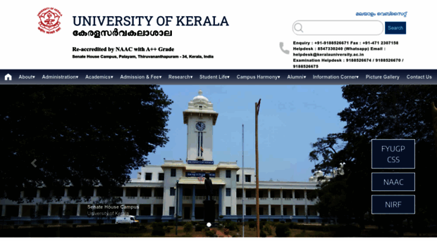 keralauniversity.ac.in