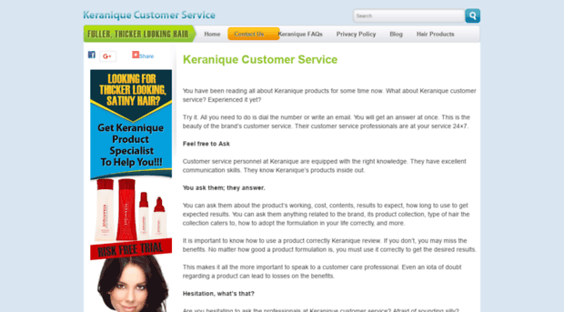 keraniquecustomerservice.com