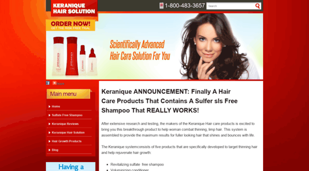 keraniquehairsolution.com