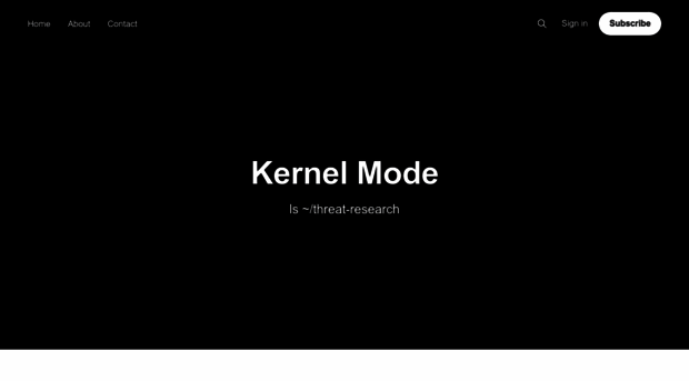 kernelmode.blog
