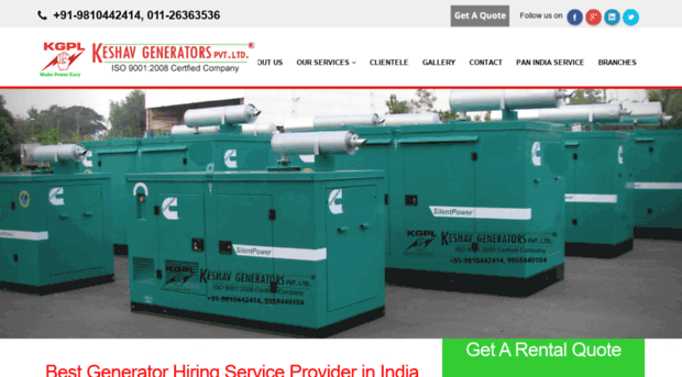 keshavgenerators.com