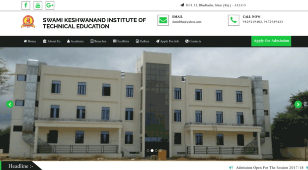 keshwanandpolytechnic.com