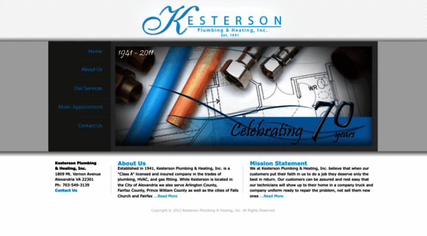 kestersonplumbing.com