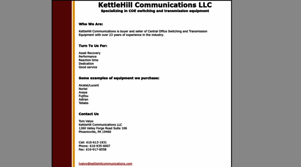 kettlehillcommunications.com