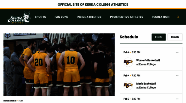 keukaathletics.com