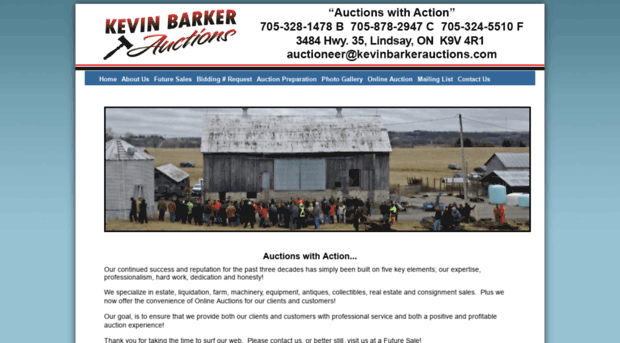 kevinbarkerauctions.com