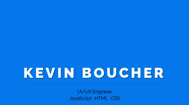 kevinboucher.com