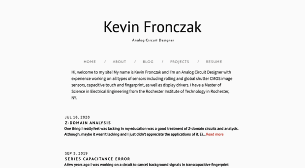 kevinfronczak.com