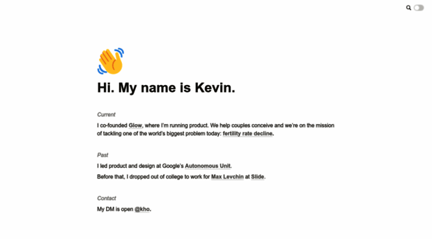 kevinho.com