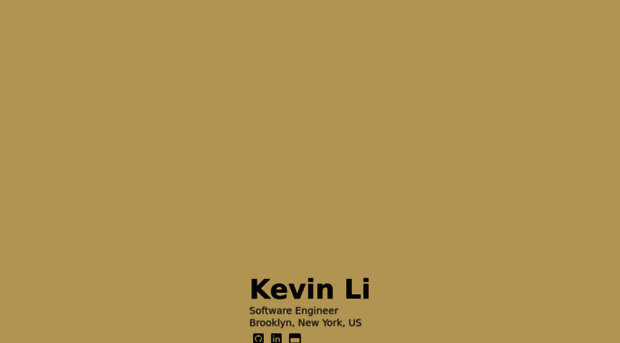 kevinli.us