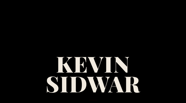 kevinsidwar.com
