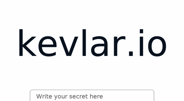 kevlar.io