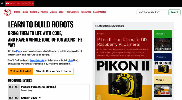 kevsrobots.com