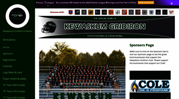 kewaskumgridiron.com