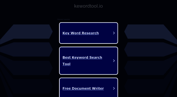 kewordtool.io