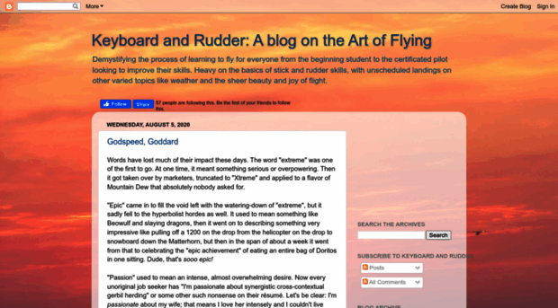 keyboardandrudder.blogspot.com