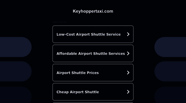 keyhoppertaxi.com