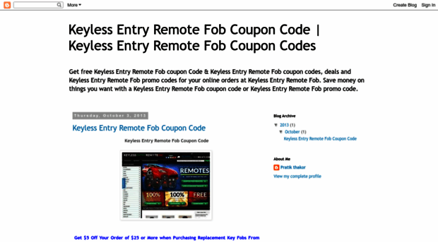 keylessentryremotefobcouponcode.blogspot.com