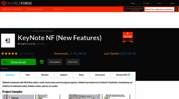 keynote-newfeat.sourceforge.net