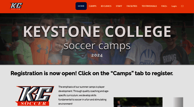 keystonesoccercamps.com