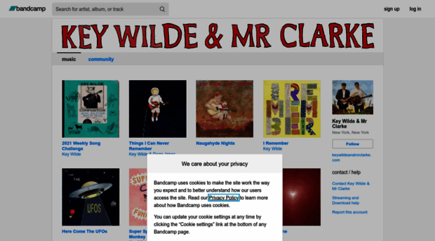 keywildemrclarke.bandcamp.com